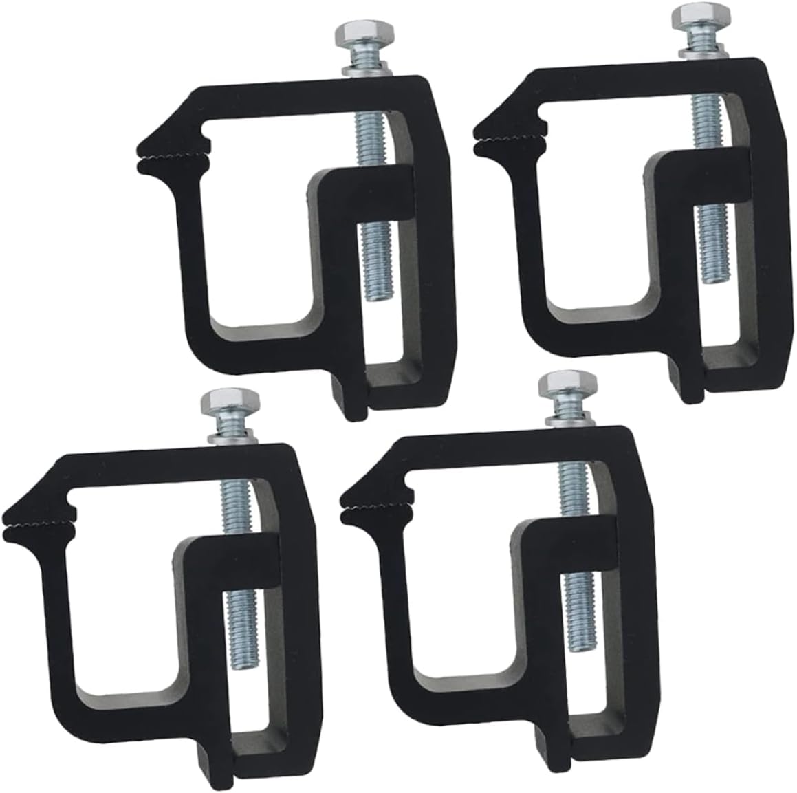 IMIKEYA 4Pcs Truck Cap Mounting Clamp Durable Ladder Rack Mounting Clamps for Camper Shell Installation High Strength Resistant Easy to Install
