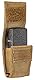 Zippo Unisex’s Coyote Tactical Pouch and Black Crackle Windproof Lighter Gift Set, Tan, One Size