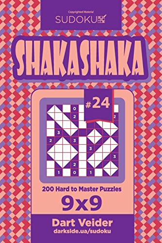 Sudoku Shakashaka - 200 Hard to Master Puzzles 9x9 (Volume 24)