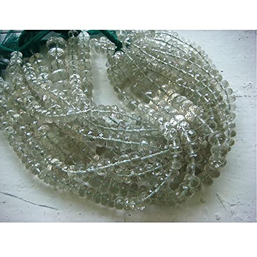 Green amethyst beads 6mm pour fabriquer un bracelet bohème chic en perles facettées