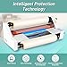 18inch Cold Hot Roll Laminator with 2 Rolls of Thermal Laminating Film (1 Inch Core, 0.8 mil,17.3in W×656ft L), V480 Laminating Machine, Single & Double-Sided Thermal Laminator, Digital Display, 110V