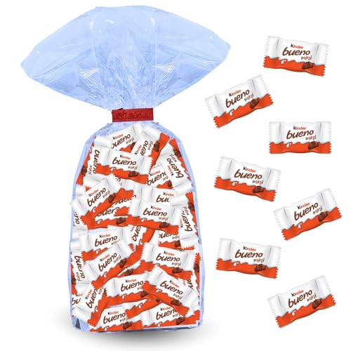KINDER Mini Bueno | 60 Bonbons au Chocolat emballés individuellement