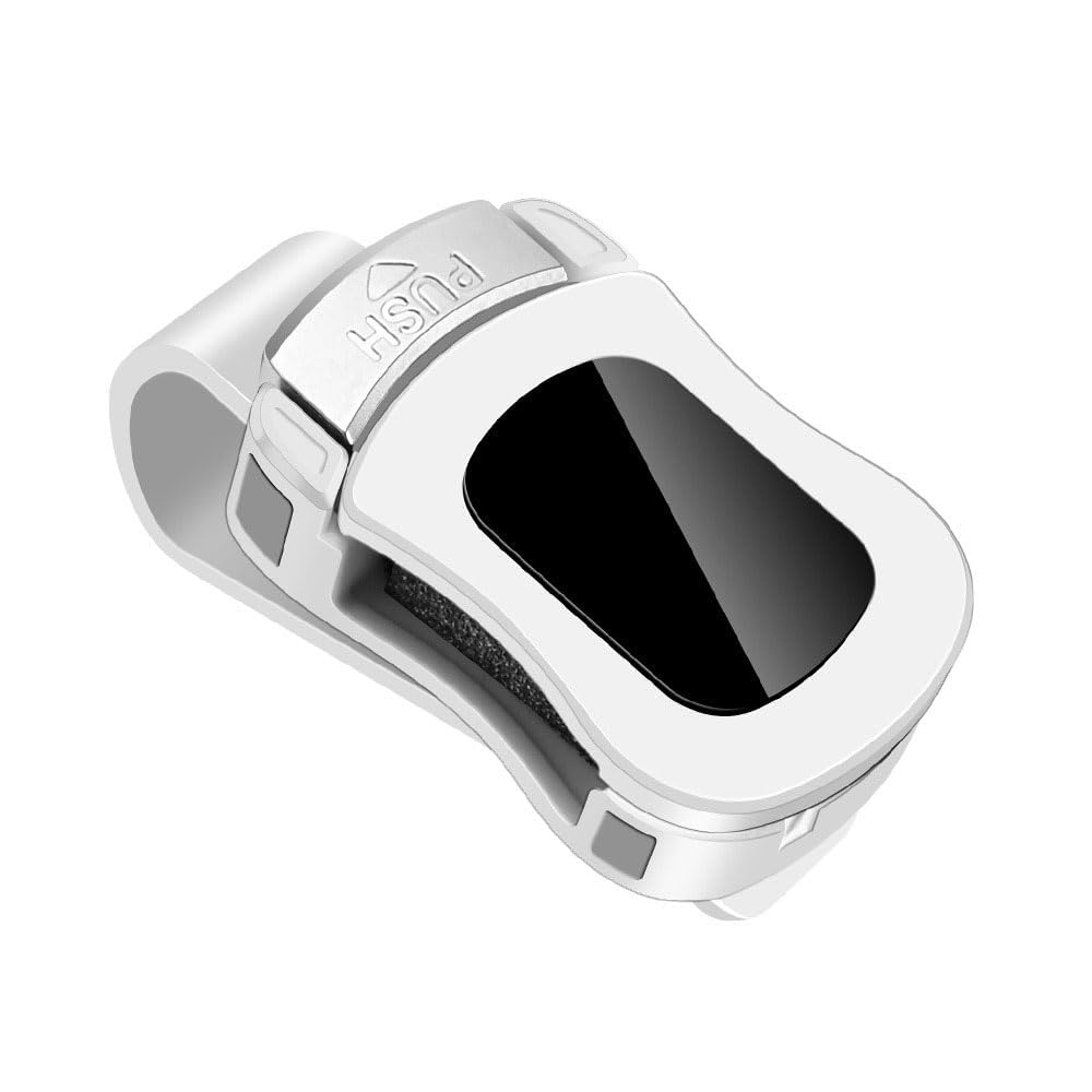 WENINETIES 1 Pack Car Sunglasses Holder for Subaru Outback IV 2009-2014, Sun Visor Glasses Clip Anti-Scratch Vehicle Interior Accessories,White