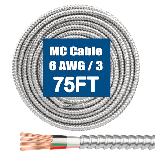 MOOKEERF 6/3 MC Cable 75FT
