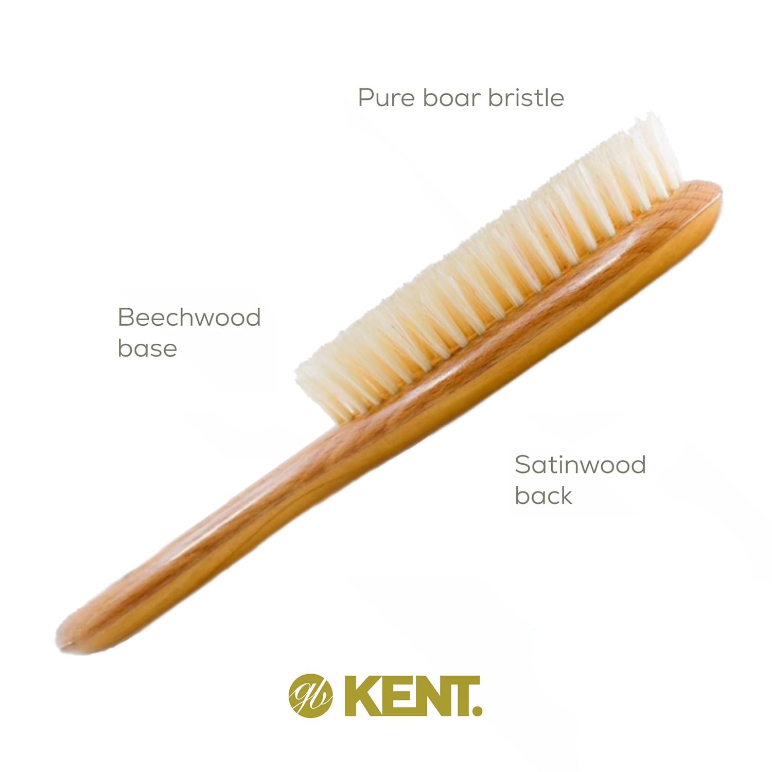 Amazon | GB KENT LS7 オーバルスタイル ヘアブラシ 女性用 豚毛 | GB