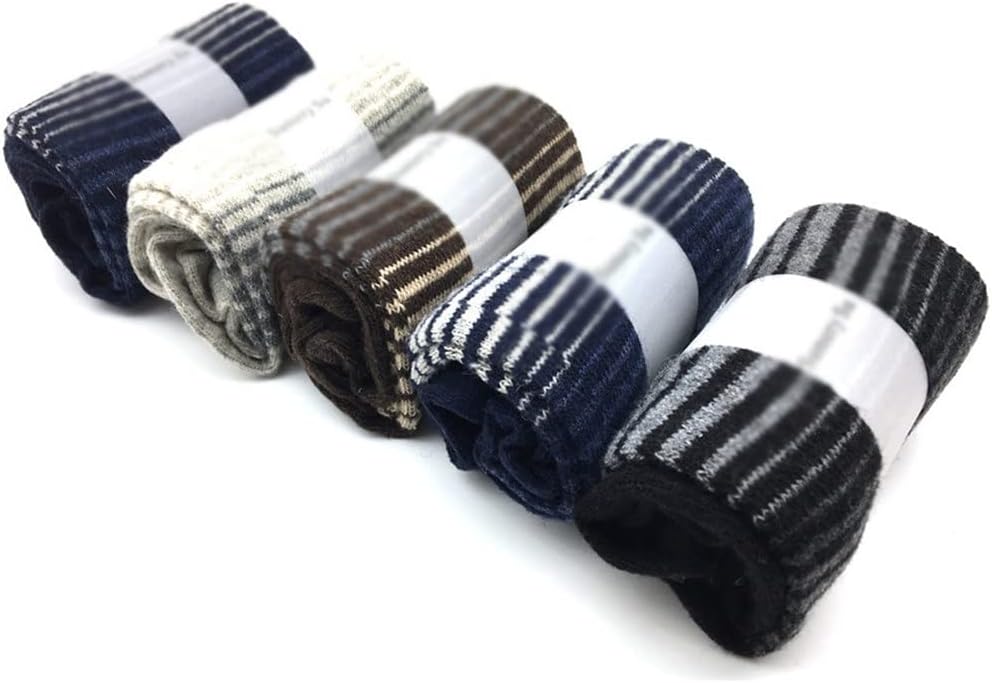 5 Pairs/Lot Winter Socks Men Warm Cashmere Comfortable Business Thick Male