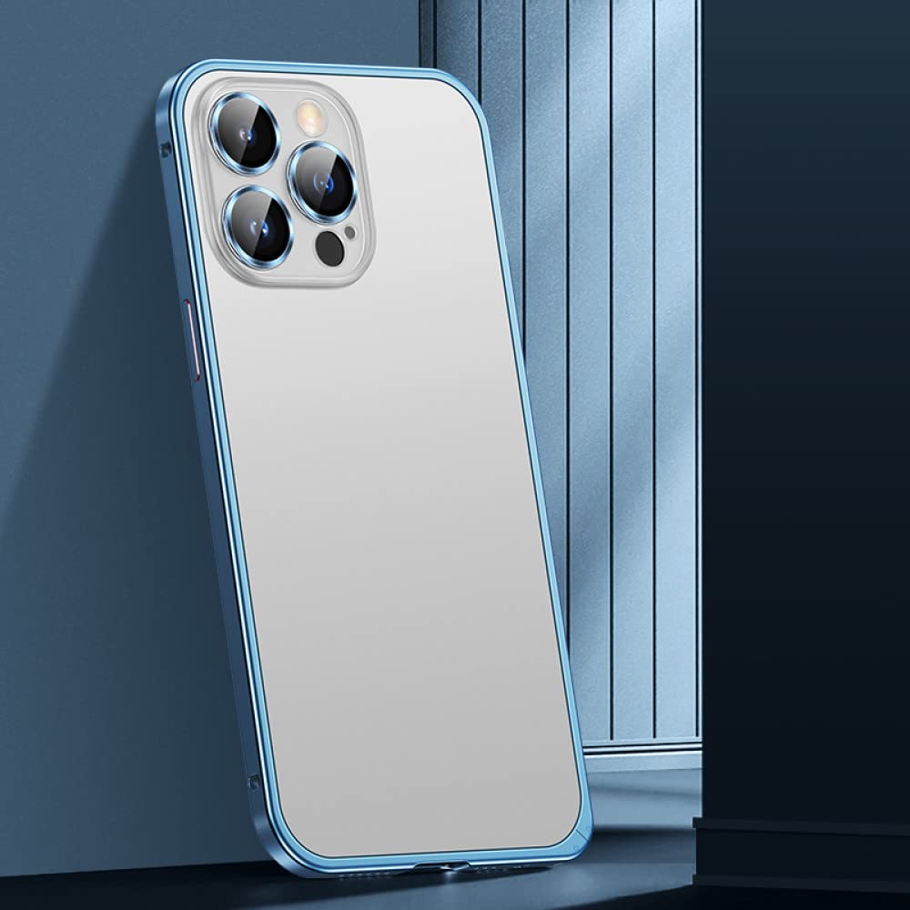 Coque magnétique en métal iPhone 12 protégeant l'objectif des rayures - 7