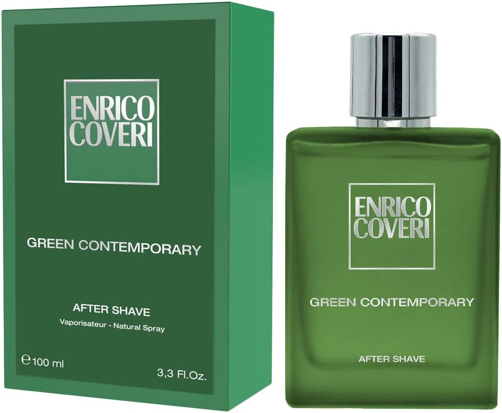 Enrico Coveri Green Contemporary After Shave Uomo 100ml Dopo Barba