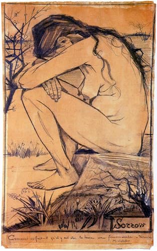 Toile Van Gogh Sorrow_lg par ARTICULOZY en rouleau grand format 101,6 x 127 cm