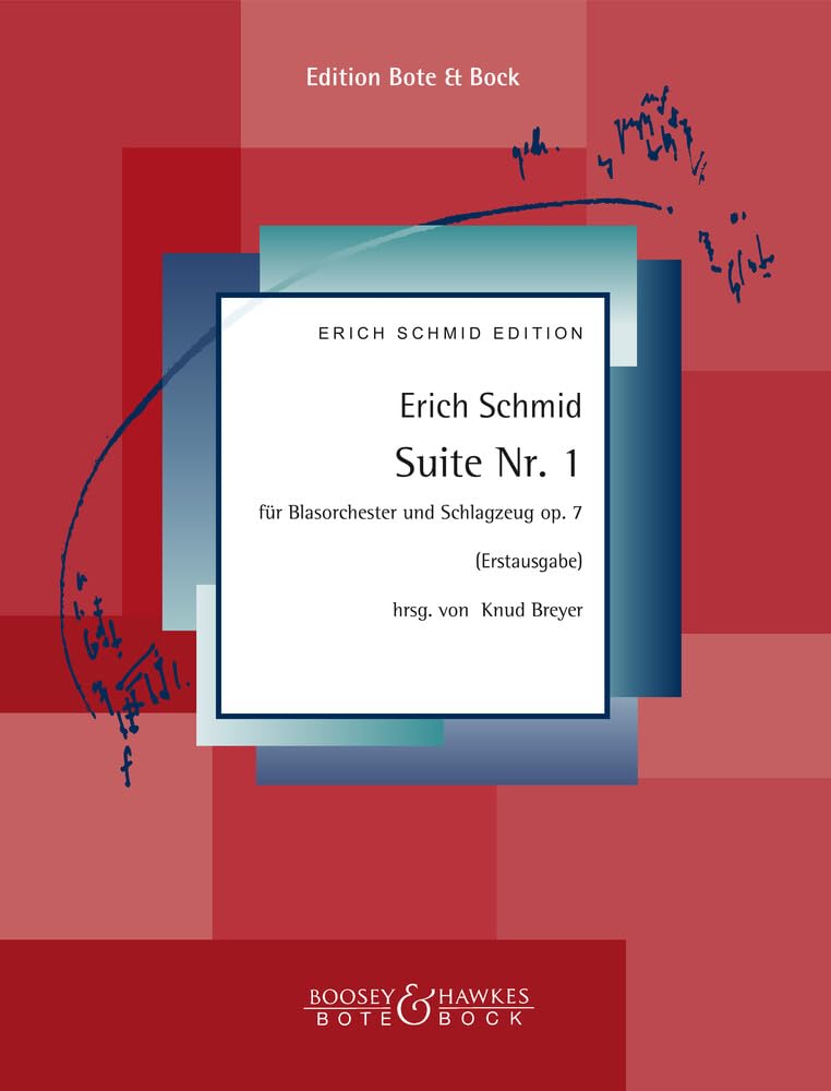 Suite Nr. 1: Für Blasorchester und Schlagzeug. Volume IX opus 7. wind band and percussion