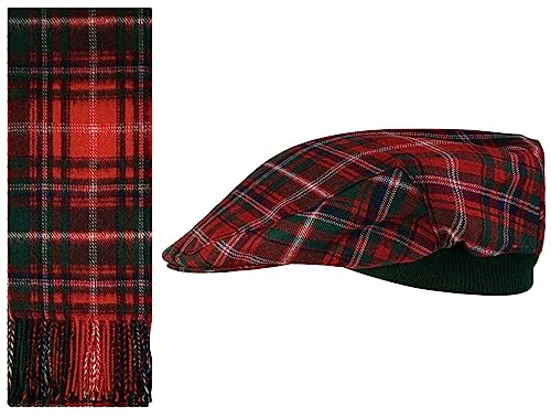 Ensemble Cadeau Écharpe et Casquette en Laine MacDougall Tartan