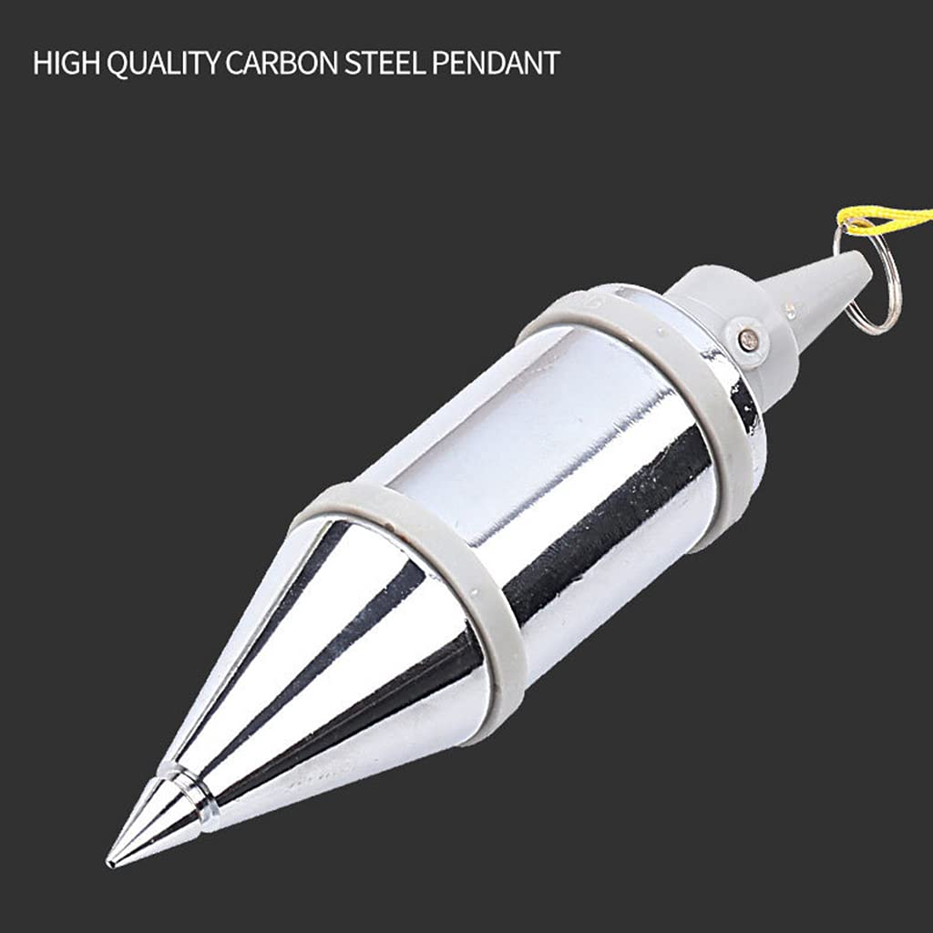 Filo a piombo magnetico con strumento misurazione per livellamento delle corde Martello durevole in acciaio carbonio Fornisce prestazioni stabili Filo a piombo magnetico a rapida da 3/6