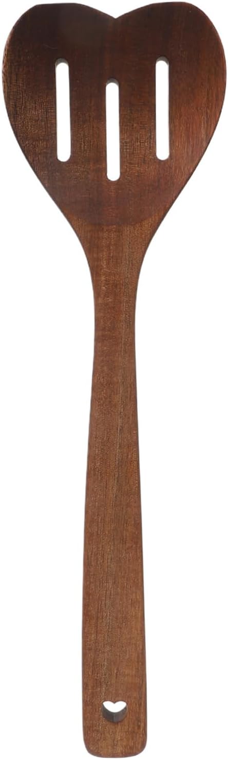 LIFKOME Heart Colander Salad Serving Tool Wooden Stirring Spoon for Cooking Soup Strainer Kitchen Utensil LIFKOME Heart Colander Salad Serving Tool Wooden Stirring Spoon for Cooking Soup Strainer Kitchen Utensil