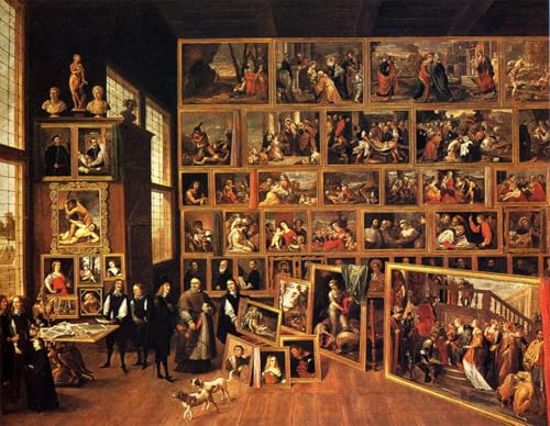 Peinture sur toile l'atelier de l'archiduc pour une décoration murale classique et élégante
