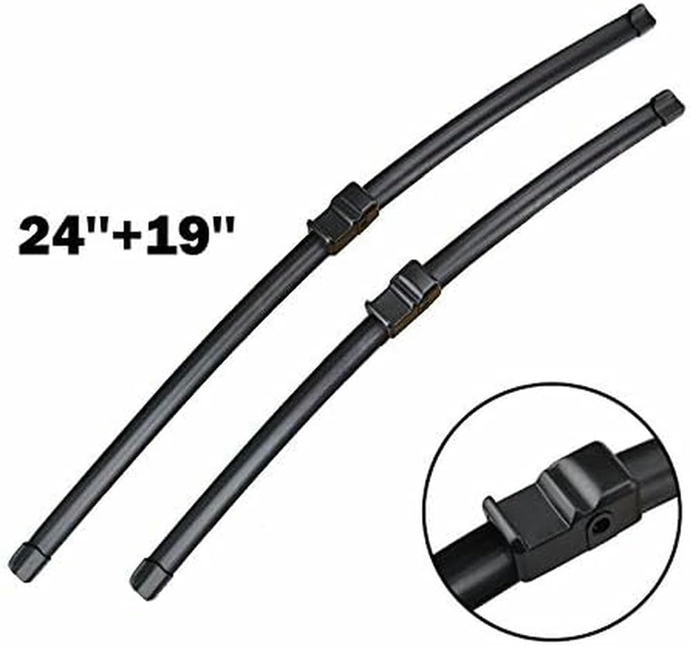 Escobillas limpiaparabrisas Delanteras JUWENFF para VW Caddy 2K 2004-2007, limpiaparabrisas para Coche, limpiaparabrisas, Ventana de Coche