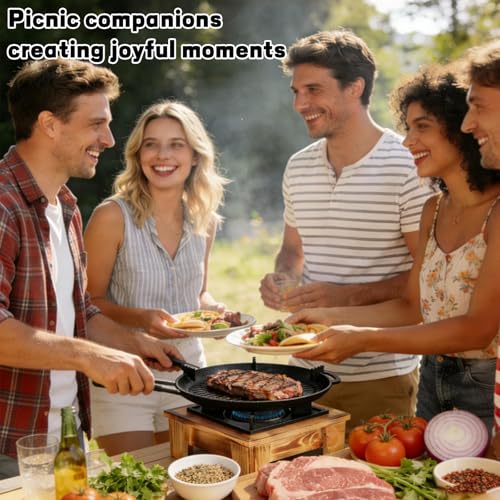 Camping réchaud alcool pour barbecue de table intérieur extérieur - 3