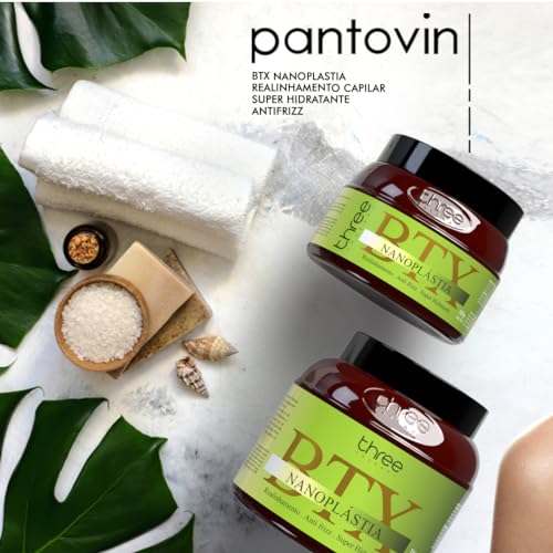 BTX Nanoplastia Capilar Sem Formol Orgânico Realinhamento Natural dos Cabelos (500g)