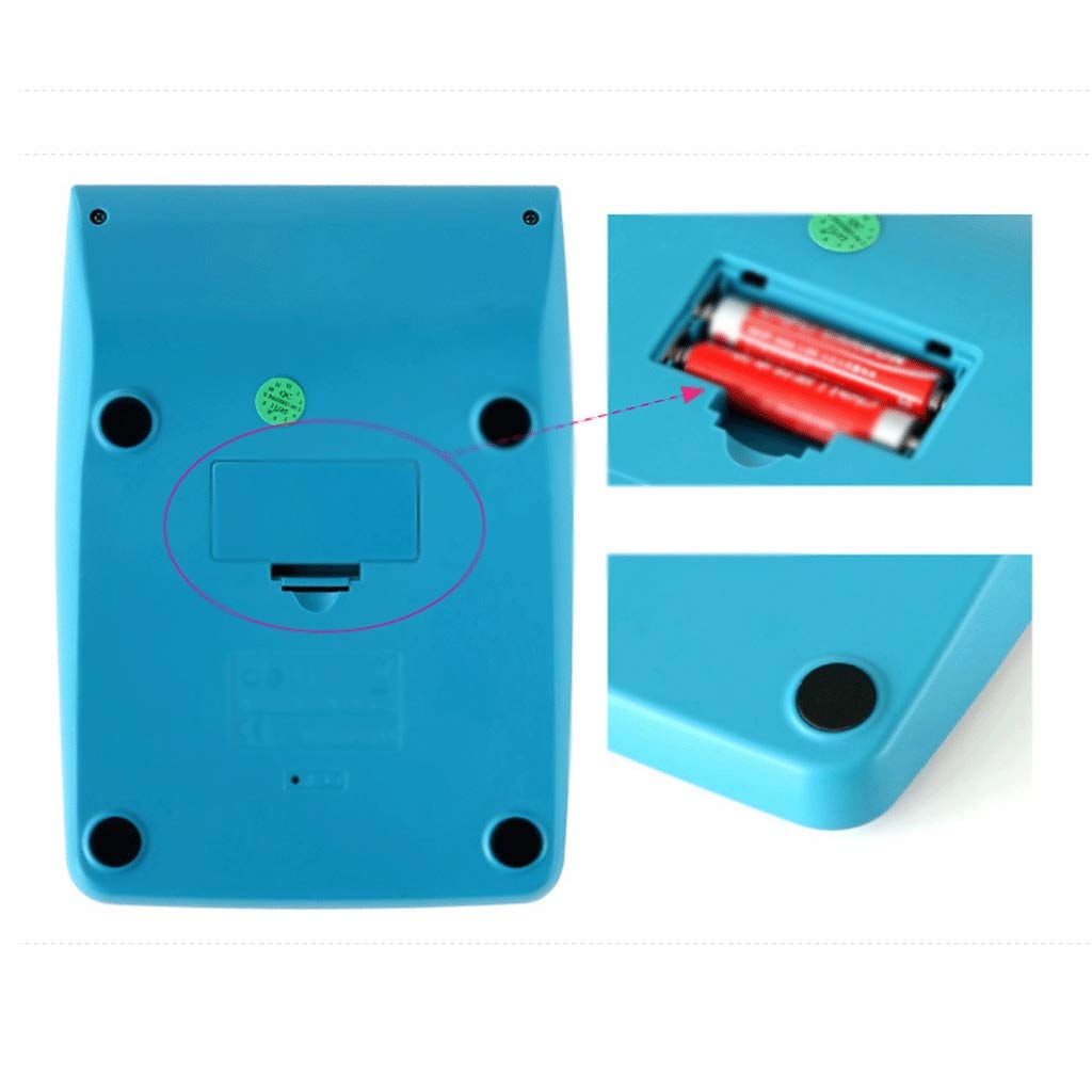 JFDBGU Funzione Standard Desktop Calcolatrice, batterie e Display LCD Alimentato Tilt Solar Hybrid, Tasti Grandi, Grande for la casa e L'Ufficio USA