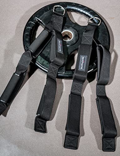 Tricep Rope Cable Attachment For Gym 2 Handles Built In 1 Strap,Long Rope Cable Attachment Greater Range Of Motion, Tricep Pull Down Rope For Facepulls, Push Downs, Crunches #TOP6