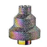 babominimer 20–35–50 mm Stufenbohrer mit gerader Rille für Holzbearbeitung, Aluminium- und Metallbleche, abgeschrägte Fasen-Bits für Fliesen und Marmorschleifen (b)