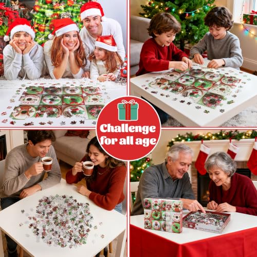 Christmas 500 Piece Winter Donuts Jigsaw Puzzle for Adults - image 6