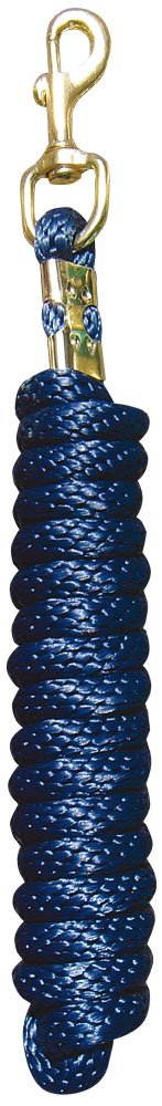 Longe de licol Harry's Horse bleu marine en corde polypropylène tressée