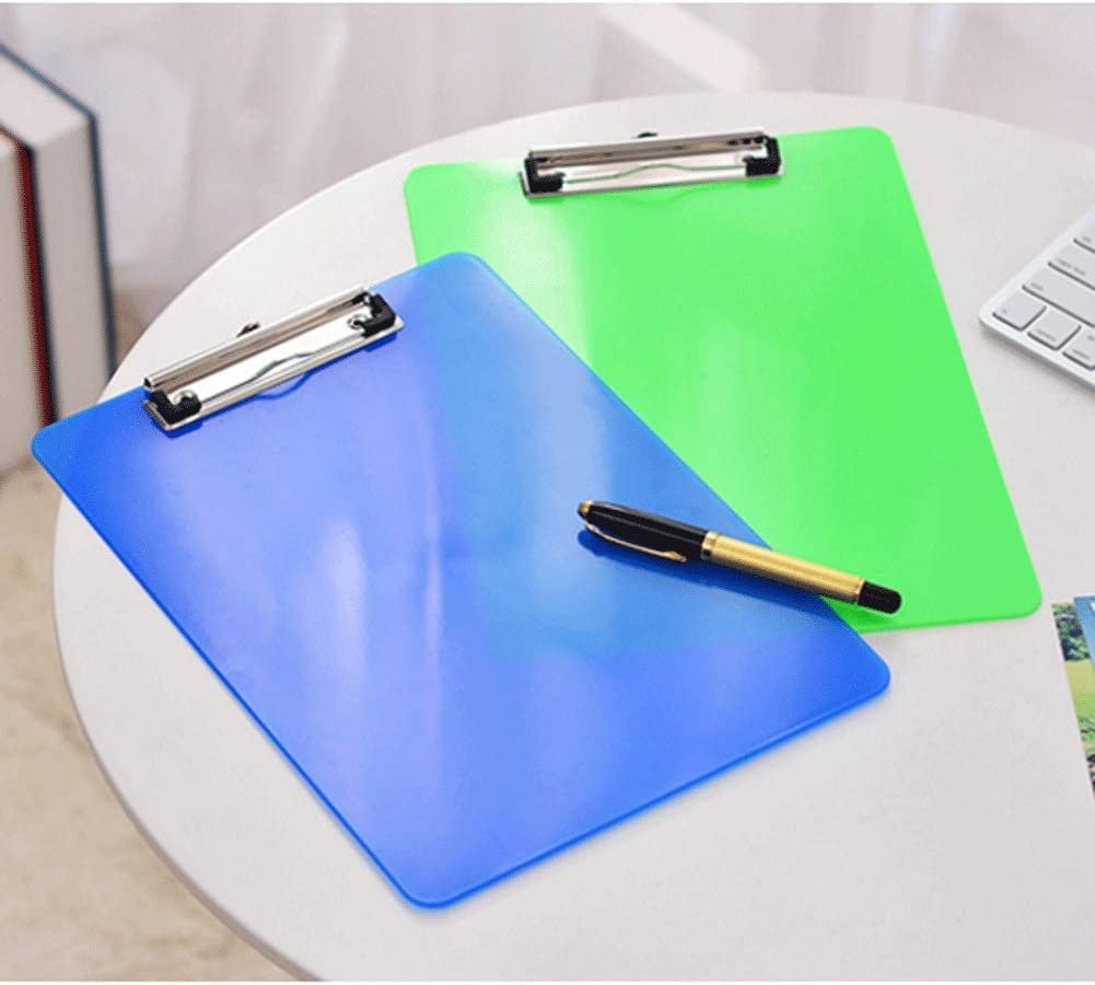 Cartelline Portadocumenti Appunti per Appunti in Plastica Solida Formato A4 A5 in Plastica da 3 Pezzi con Portapenne per Ufficio Scolastico Faldoni Portadocumenti Casa(A,3pc-A4)