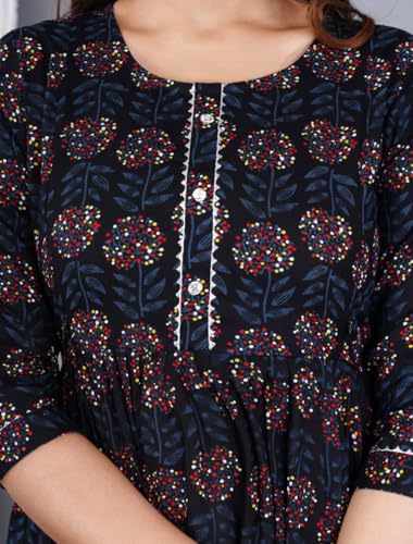 Image of Women's Maternity Kurti for Feeding Zippers |Easy Breastfeeding Kurti for Nursing Pre and Post Pregnancy (Combo of 2 Kurti)