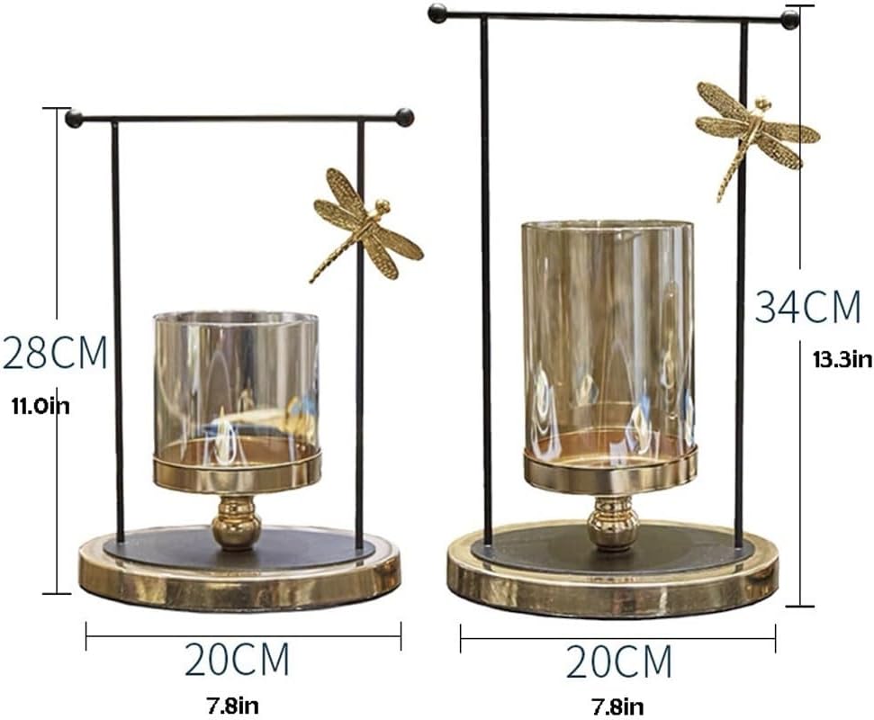 candle-holder Iron Light Luxury Candlestick Ornaments Retro Style Home Nordic Table Candlestick Romantic Candlelight Dinner Aromatherapy Candlestick candlestick(B)