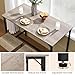 Yaheetech 3 Piece Dining Table Set, 47.5