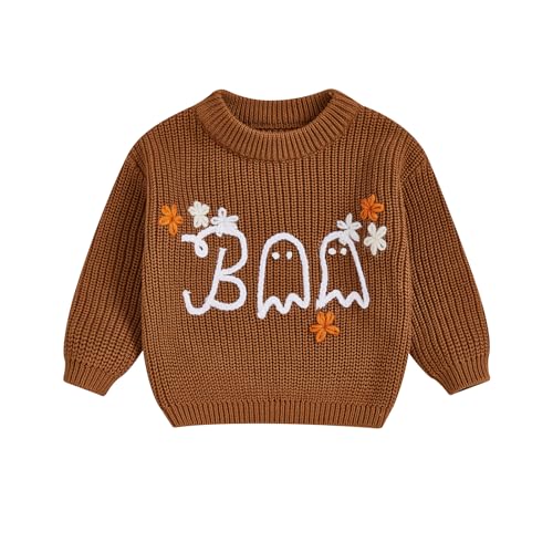 Newborn Toddler Baby Boy Girl Christmas Outfit Knit Christmas Tree Sweater Chunky Sweatshirt Fall Winter Clothes