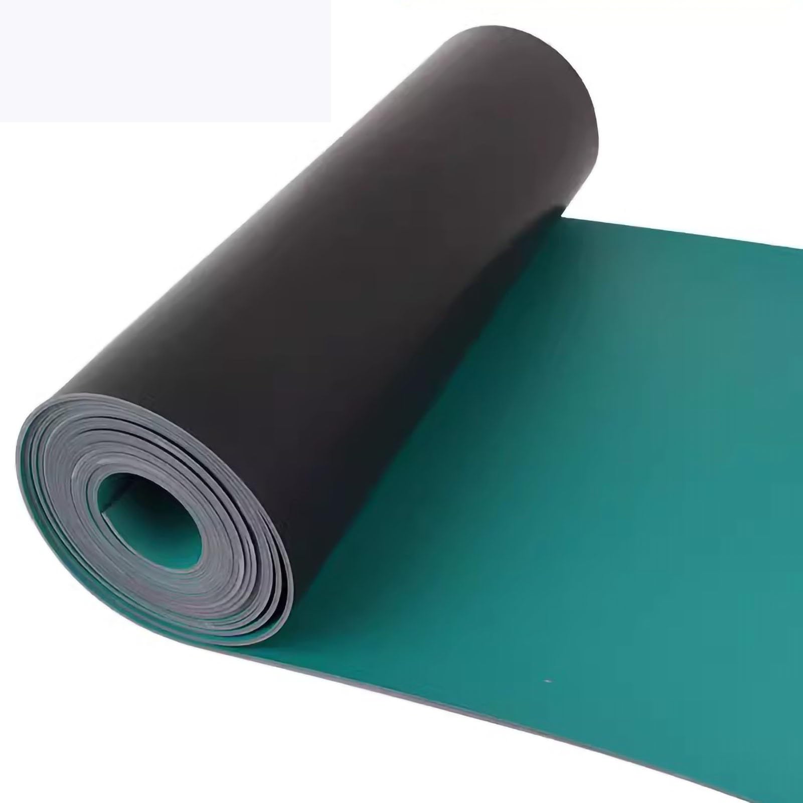 Aioneer Anti-Static Table Mat Non-Slip High Temperature Resistant Rubber Mat Green Rubber Tablecloth Workbench Mat Laboratory Maintenance Table Mat-Green-60x120cm/23.6x47.2in