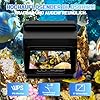 Fishfinder Portatile IPS da 5 Pollici con 17 LED IR e Cavo da 20m - Telecamera da Pesca 1080P con Angolo Ampi 220° - Impermeabile IP68,Telecamera Subacquea per Barca, Pesca sul Ghiaccio, Mare e Fiume