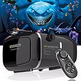 ZiKON 3D VR Headset Glasses Virtual Reality Mobile Phone 3D Movies for iPhone 6s/6 plus/6/5s/5c/5 Samsung Galaxy s5/s6/note4/note5 and Other 4.7