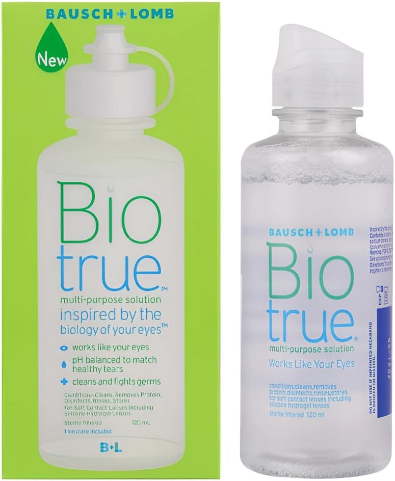 Bausch & Lomb Biotrue Multi-Purpose 120ml Contact Lens Solution (Pack of 1)