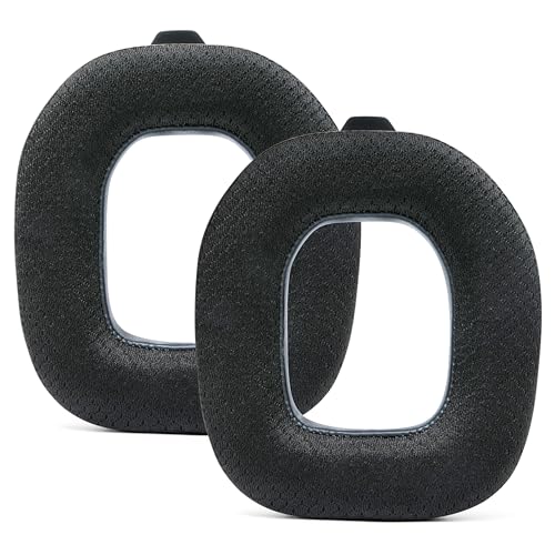 Almohadillas para auriculares WC Freeze A40 - Gel refrigerante de tela híbrida para Astro A40 TR | Hecho por Wicked Cushions | Mayor durabilidad, grosor y aislamiento acústico | Negro miniatura 6