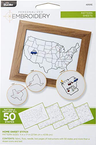 Bucilla Home Sweet Stitch Embroidery Kit