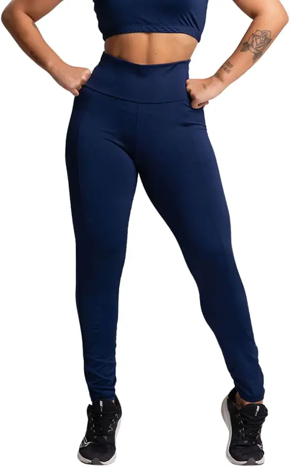 Calça Legging MVB Modas Montaria Cintura Alta Suplex