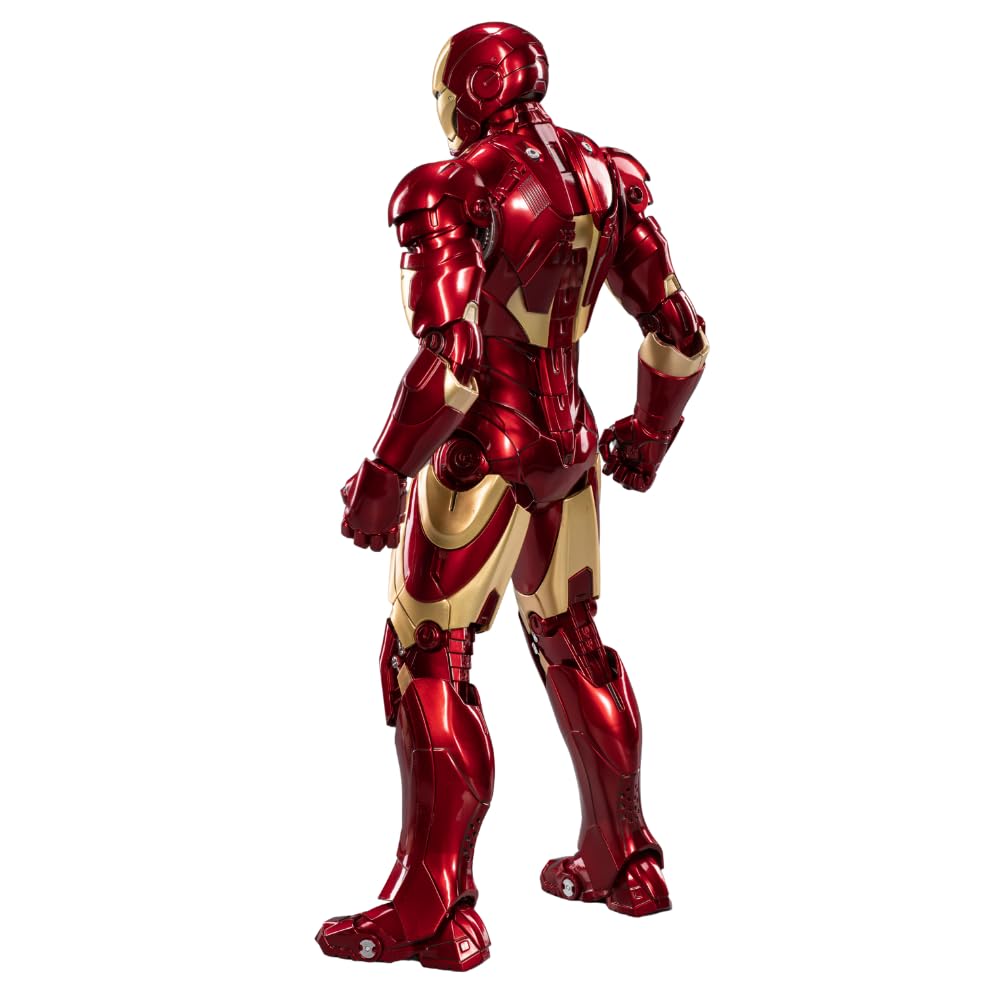 ZD Toys - Statuetta da collezione Iron Man Mark 3, 35,5 cm, parti intercambiabili, oggetti da collezione di alta qualità, materiale in PVC resistente, dai 15 anni