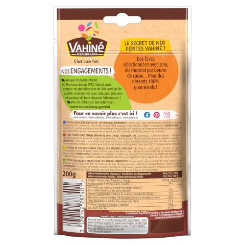 Pépites Chocolat Noir Vahine – 50% Cacao, 200g - vue 9