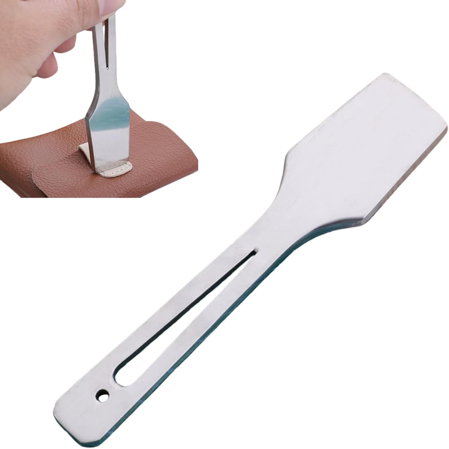 Glohscve Leather Edge Beveler Tool, 1 PCS, Stainless Steel