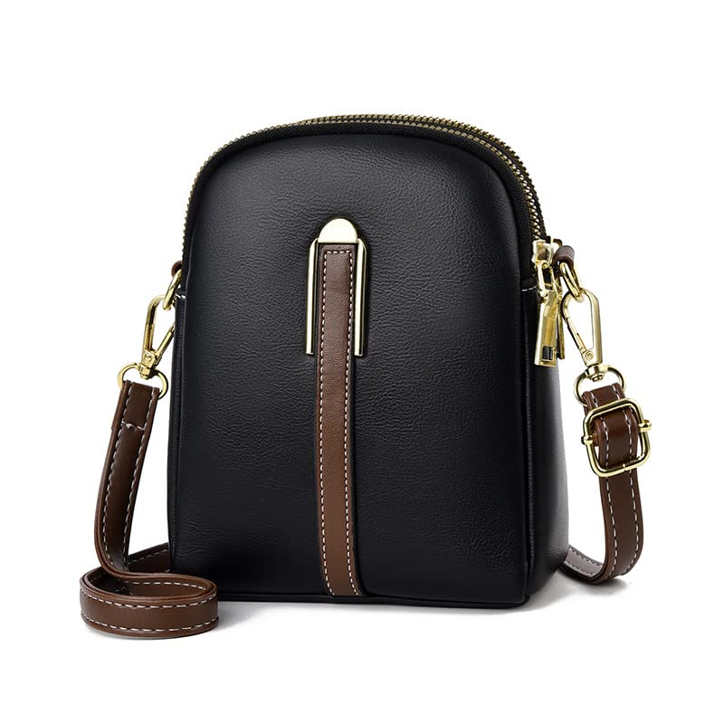 SYGA Women Mini Small Bag Fashionable Vertical Soft Shoulder Crossbody bag(Black) (B0CR145BBC) Amazon Price History, Amazon Price Tracker