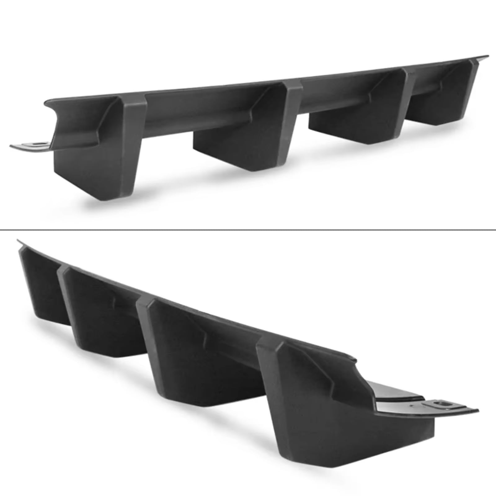 Heckdiffusor Diffusor Für Dodge Für Challenger GT Für SXT Plus 2015–2023 Heckstoßstangen-Diffusorlippe/Spoiler Mattschwarz/glänzendschwarz Heck Diffusor(Glossy Black)