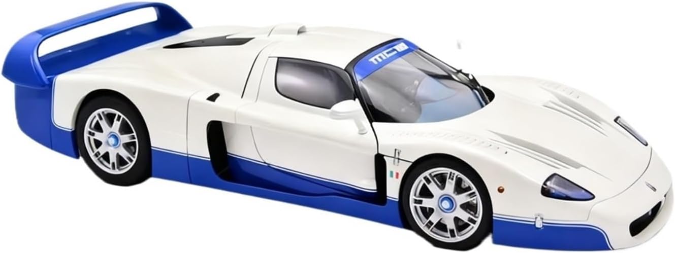 Model Toy Car 1:18 for Maserati MC12 White Diecast Metal Racing Super Car Model Collectible Commemorative Gifts