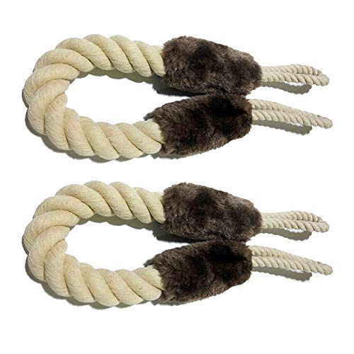 Gobesty Türstopper Klinke, 2 Stück Baumwolle Türkordel Klemmschutz, für...
