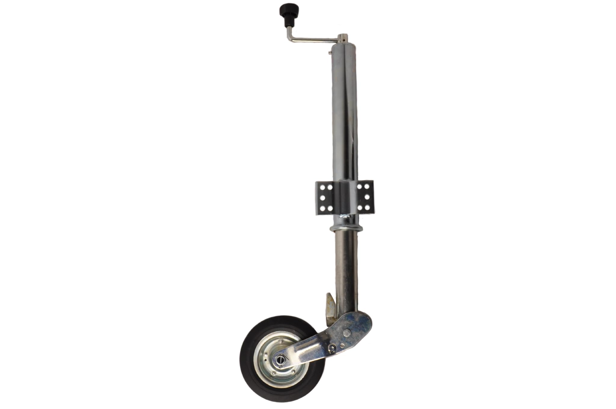 Roue Jockey 60 mm Rond Automatique Pliante