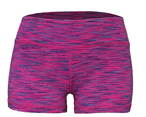 Epic MMA Gear WOD Booty Shorts for Women (Small, Pink Space Dye)