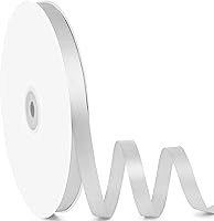 Vista 59 de Cinta de satén de 5/8" x 100 yardas - Cinta de seda naranja otoñal con carrete - Ideal para envolver regalos, ramos florales, manualidades