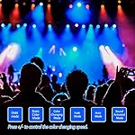 Dj Lights, 4 Pack 36 LED Par Lights Stage Lights with Sound Activated Remote Control & DMX Control, Stage Lighting Uplights for Wedding Club Music Show Christmas Holiday Party Lighting - Image 3