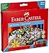 Faber-Castell 10008546 Lot de 60 Crayons Couleur Château Accordéon 3,8 mm